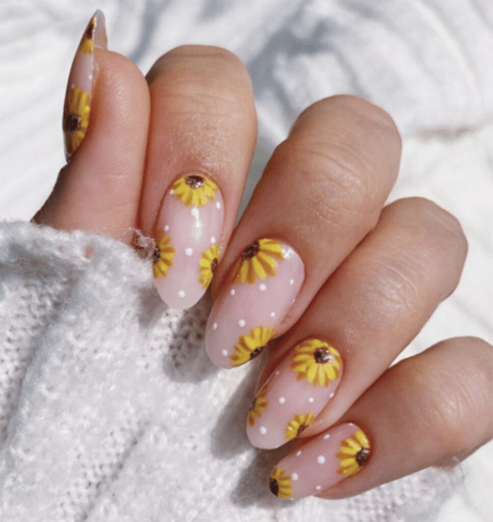 Delicate Sunflower Accents